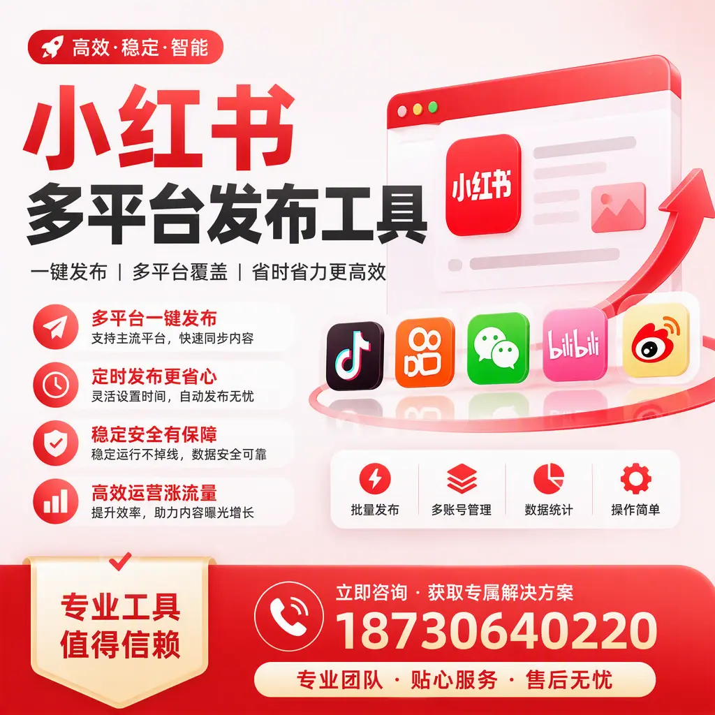 在 林芝 小红书多平台发布工具的市场前景分析